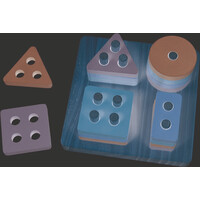 2Kids Toys Nasadzovanie Farebné tvary