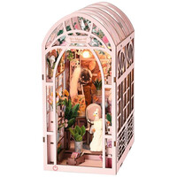 2Kids Toys 3D skladačka Zarážka na knihy Miniatúra domčeka Skleník umelkyne