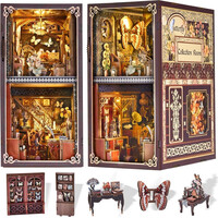 2Kids Toys 3D skladačka Zarážka na knihy Miniatúra domčeka Dom zberateľov motýľov