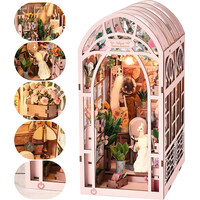 2Kids Toys 3D skladačka Zarážka na knihy Miniatúra domčeka Skleník umelkyne
