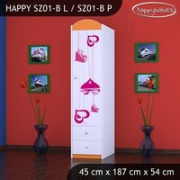 Detská skriňa FALL IN LOVE - TYP 1B
