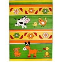 Detský koberec FARM GREEN