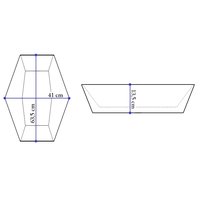 Keramické umývadlo VEGA gold