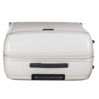 Moderné cestovné kufre VIENNA - biele