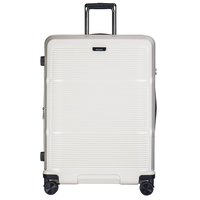 Moderné cestovné kufre VIENNA - biele