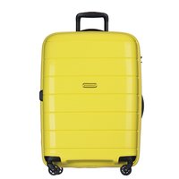 Moderné cestovné kufre MADAGASKAR - žlté