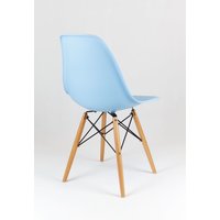kuchynská dizajnová stolička radu plastelína - nebesky modrá 2