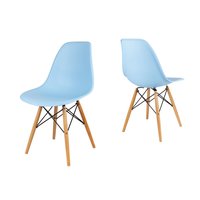 kuchynská dizajnová stolička radu plastelína - nebesky modrá 4