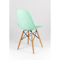 Kuchynská dizajnová stolička plastelína - pistáciová