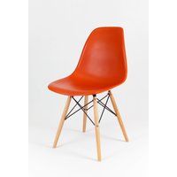 Kuchynská dizajnová stolička plastelína - pomarančová