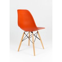 Kuchynská dizajnová stolička plastelína - pomarančová