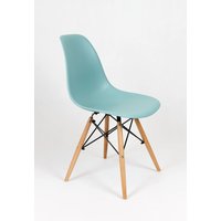 Kuchynská dizajnová stolička plastelína - tyrkysová