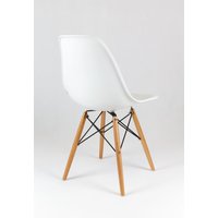 Kuchynská dizajnová stolička plastelína - biela 3