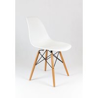 Kuchynská dizajnová stolička plastelína - biela 4