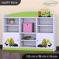 Detský úložný regál BAGR - TYP 16 - NÍZKY