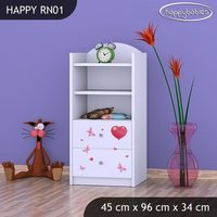 Detský úložný regál MACKO S BALONKY - TYP 1 - NÍZKY