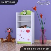 Detský úložný regál MACKO S BALONKY - TYP 1 - NÍZKY