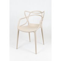 Dizajnová stolička ROMA - béžová