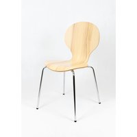 Dizajnová stolička BERGAMO - svetlo hnedá - TYP D