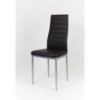 Dizajnová stolička VERONA - čierna / sivé - TYP A