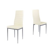 Dizajnová stolička VERONA - krémová / sivé - TYP A