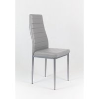 Dizajnová stolička VERONA - svetlo šedá / sivé - TYP A