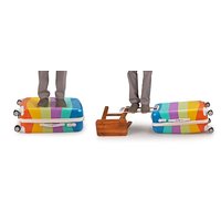 Cestovné kufre BLUE BUTTERFLY