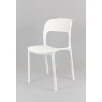 Dizajnová stolička BIBIONE - biela