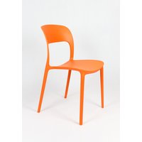 Dizajnová stolička BIBIONE - oranžová
