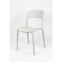 Dizajnová stolička BIBIONE - svetlo šedá