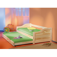 Detská posteľ z masívu s výsuvným lôžkom 200x90cm LARA