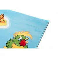 Detský koberec OSTROV PIRÁTOV 2 - svetlo modrý