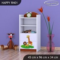 Detský úložný regál MADAGASKAR - TYP 1 - NÍZKY