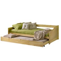 Detská posteľ z masívu s výsuvným lôžkom 200x90cm LARA