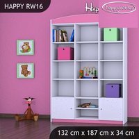 Detský úložný regál VÍLA A SRDIEČKO - TYP 16 - VYSOKÝ