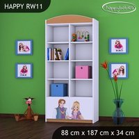 Detský úložný regál PRINC A PRINCEZNA - TYP 11 - VYSOKÝ