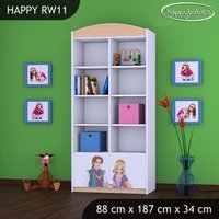 Detský úložný regál PRINC A PRINCEZNA - TYP 11 - VYSOKÝ