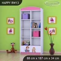 Detský úložný regál PRINC A PRINCEZNA - TYP 13 - VYSOKÝ