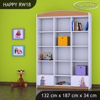 Detský úložný regál PRINC A PRINCEZNA - TYP 18 - VYSOKÝ