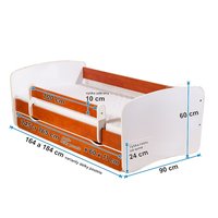 Detská posteľ so zásuvkou 160x70 cm - PANDA II.