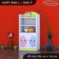 Detský úložný regál slonica - TYP 2 - NÍZKY