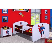 Detská posteľ bez šuplíku 160x80cm SUPERMAN