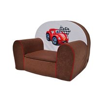 Detské kresielko PRETEKÁRSKA AUTO - svetlo hnedá