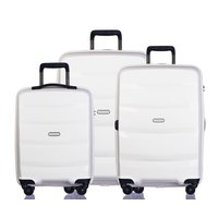 Moderné cestovné kufre ACAPULCO - biele