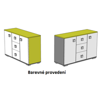 Komoda - GREEN TYP A - farebné prevedenie