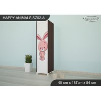 Detská skriňa ZVIERACIE KAMARÁTI - TYP 2A