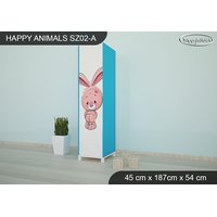 Detská skriňa ZVIERACIE KAMARÁTI - TYP 2A