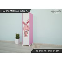 Detská skriňa ZVIERACIE KAMARÁTI - TYP 2A