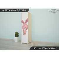 Detská skriňa ZVIERACIE KAMARÁTI - TYP 2A