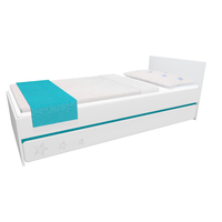 Detská posteľ so zásuvkou - STARS 200x90 cm - tyrkysová